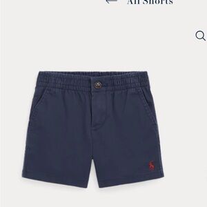 NWT Ralph Lauren Classic Navy Shorts Boy’s Size 7